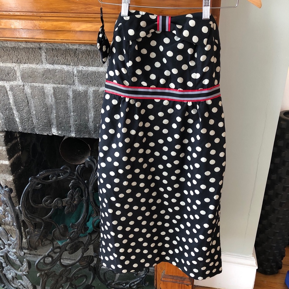 Anthropologie Maeve strapless dress size 6